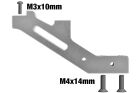 Team Corally Chassis Brace XTR Front Aluminum Titanium 1 Pc / C-00180-670