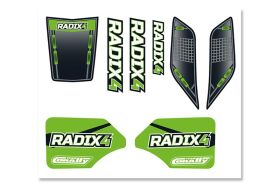 Team Corally Body Decal Sheet  Radix 4S 1 pc / C-00185-377-2