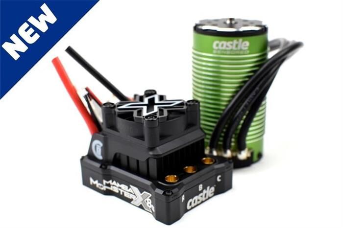 CASTLE CREATIONS MAMBA MONSTER X 8S 33.6V ESC 1717-1260KV SENSORED MOTOR / CC-010-0165-03