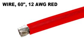 Castle WIRE, 60", 12 AWG RED / CC-011-0144-00