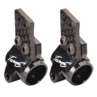 Team C Aluminium Achsschenkel hinten +1° mit Kugellager und Carbon Platte (2 St.) 4WD / TU0431