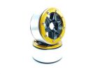 Metsafil Beadlock Crawler Wheels SIXSTAR schwarz/gold 1.9 (2 St.) ohne Radnabe / MT5010BGO