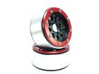 Metsafil Beadlock Crawler Wheels GEAR schwarz/rot 1.9 (2 St.) ohne Radnabe / MT5030BR