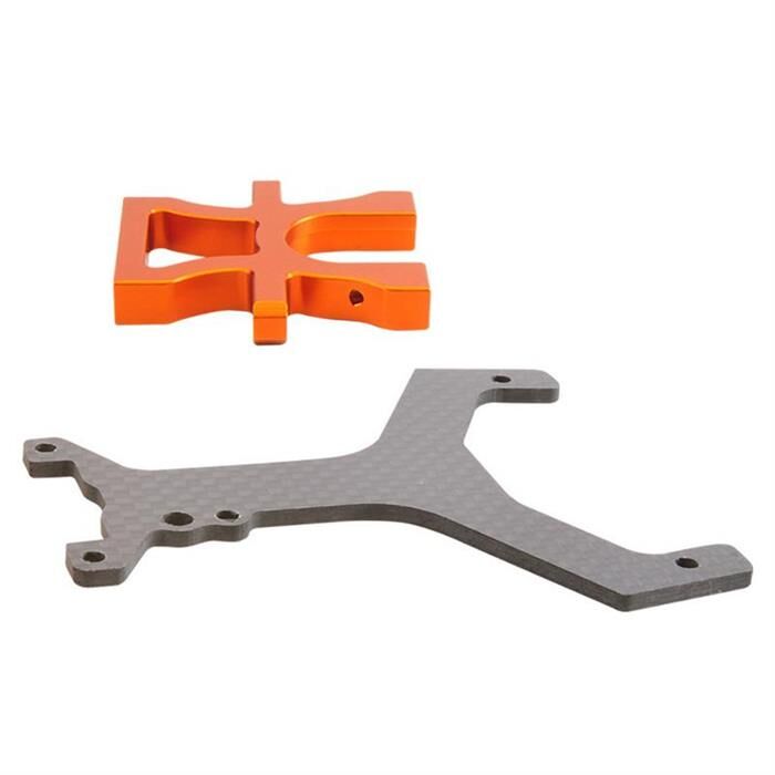 Team C Aluminium CNC Mitteldifferentialhalter/ Carbon Oberdeck / TU0212