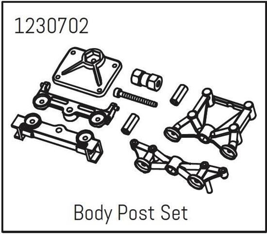 ABSIMA Karosseriehalter Set - Khamba / 1230702