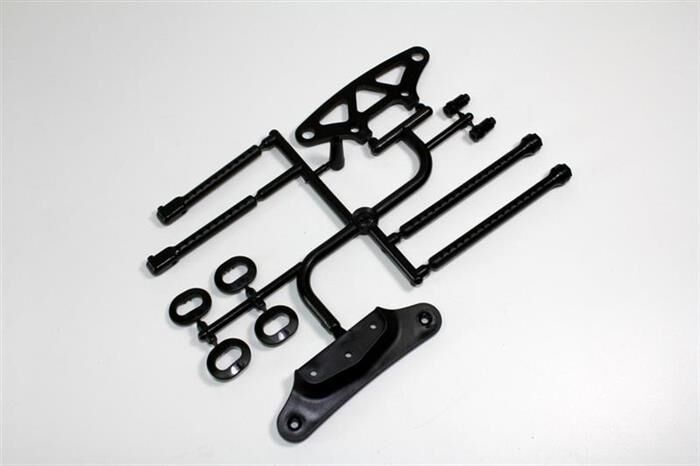 Team C Rammschutz und Karosseriebefestigungs Set vorne Comp. Onroad / T01078