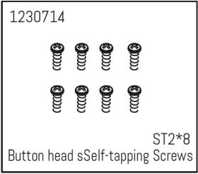 ABSIMA Rundkopfschrauben selbstschneidend ST2*8 (8 St.) -...