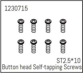 ABSIMA Rundkopfschrauben selbstschneidend ST2.5*10 (8...