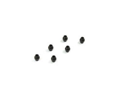 Team C Kugelkopf 7.8mm kurz schwarz (6 St.) / T08893