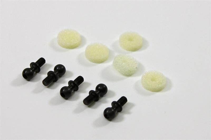 Team C Kugelkopf - kurz 4.8x11.35 (5 St.) 2WD/4WD Comp. / T02093