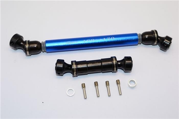 GPM TRAXXAS 1/10 E-Revo Alt & 2.0 Aluminium Antriebswelle v/h blau / GPMER037SF+ARB