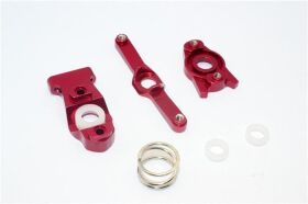 GPM TRAXXAS 1/16 E-Revo Aluminium Lenk-Set eloxiert rot /...