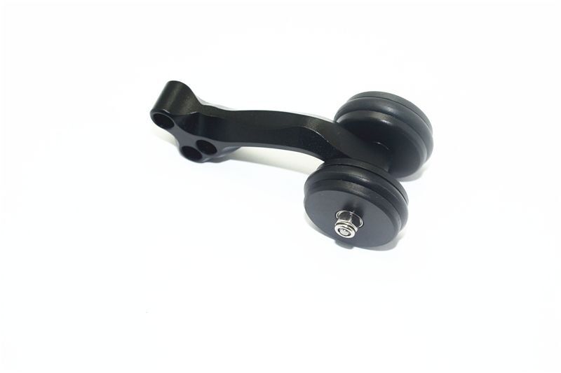 GPM TRAXXAS 1/16 E-Revo Aluminium Wheelie Bar eloxiert schwarz / GPMERV333RBK