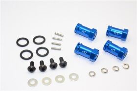 GPM TRAXXAS Slash 4x4 Aluminium Hex-Adapter eloxiert blau...