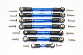 GPM TRAXXAS Slash 4x4 Aluminium Spurstangen Set blau (7...