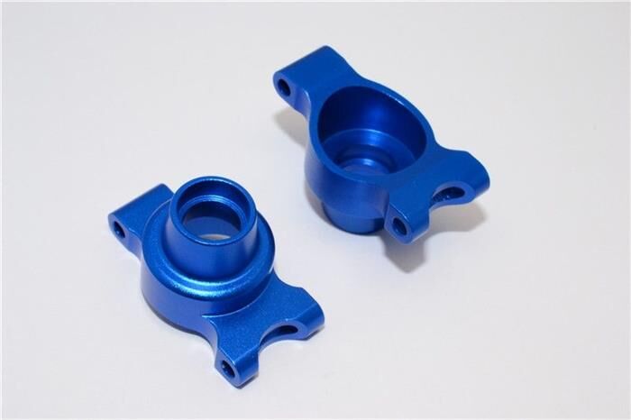 GPM Tamiya TT01 Aluminium Radträger hinten blau / GPMTT022B