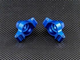 GPM Tamiya TT02 Aluminium Radträger hinten blau /...