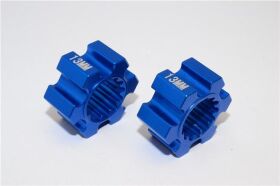 GPM TRAXXAS X-MAXX Aluminium Hex-Adapter 13mm blau (2...