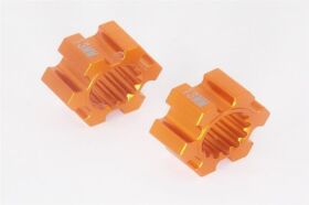 GPM TRAXXAS X-MAXX Aluminium Hex-Adapter 13mm orange (2...