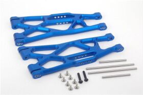 GPM TRAXXAS X-MAXX Aluminium Querlenker unten v/h blau /...
