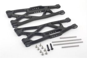 GPM TRAXXAS X-MAXX Aluminium Querlenker unten v/h schwarz...