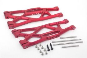 GPM TRAXXAS X-MAXX Aluminium Querlenker unten v/h rot /...