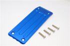GPM TRAXXAS X-MAXX Aluminium Unterschutzplatte hinten blau / GPMTXM331RB