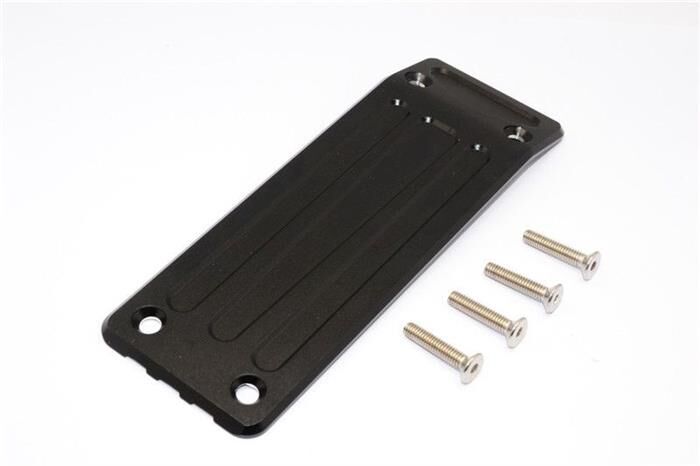 GPM TRAXXAS X-MAXX Aluminium Unterschutzplatte hinten schwarz / GPMTXM331RBK