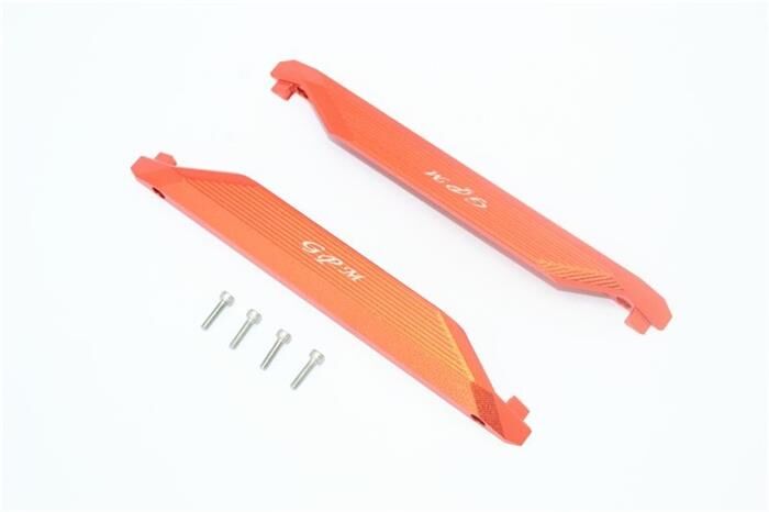 GPM TRAXXAS MAXX Aluminium Chassis-Seitenschutz orange / GPMTXMS014OR