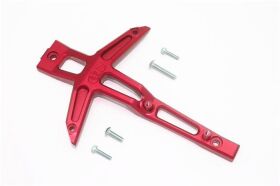 GPM TRAXXAS MAXX Aluminium Chassis Oberdeck vorn rot /...