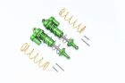 GPM TRAXXAS MAXX Aluminium L-Shape Piggy Back Dämpfer v/h 125mm grün / GPMTXMS125F/R/LGS