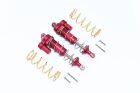 GPM TRAXXAS MAXX Aluminium L-Shape Piggy Back Dämpfer v/h 125mm rot / GPMTXMS125F/R/LRS