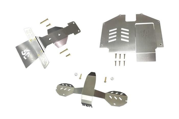 GPM TRAXXAS UDR Edelstahl Unterbodenschutzblech vorn/mitte/hinten / GPMUDRZSP567OC