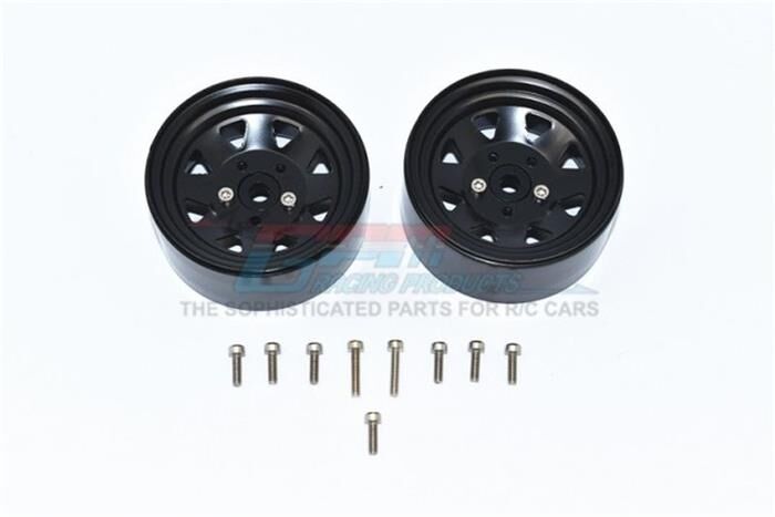 GPM TRAXXAS TRX-4 & 6 Aluminium Felge 1.9 schwarz / GPMZSP052BK