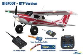 Arrows RC Trainer Flugmodell Bigfoot 1300mm Gyro RTF /...
