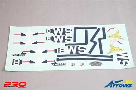 Arrows RC Decal set F4U 1100mm / AS-AH008P-013