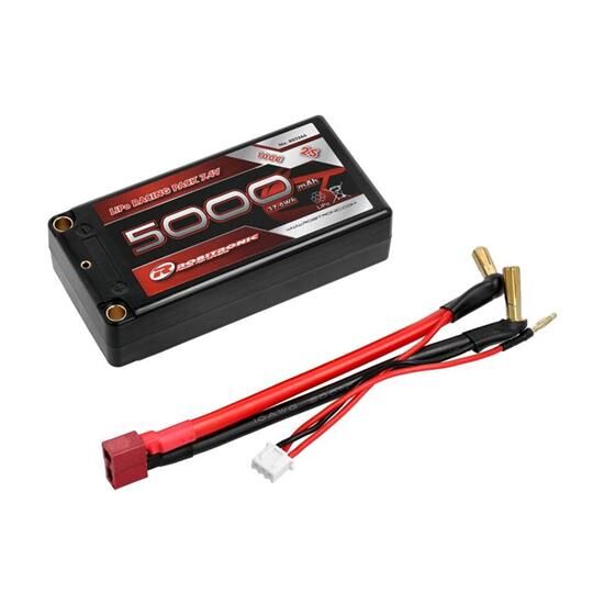 Robitronic LiPo Shorty 5000mAh 2S 100C 5mm Buchse / R05266