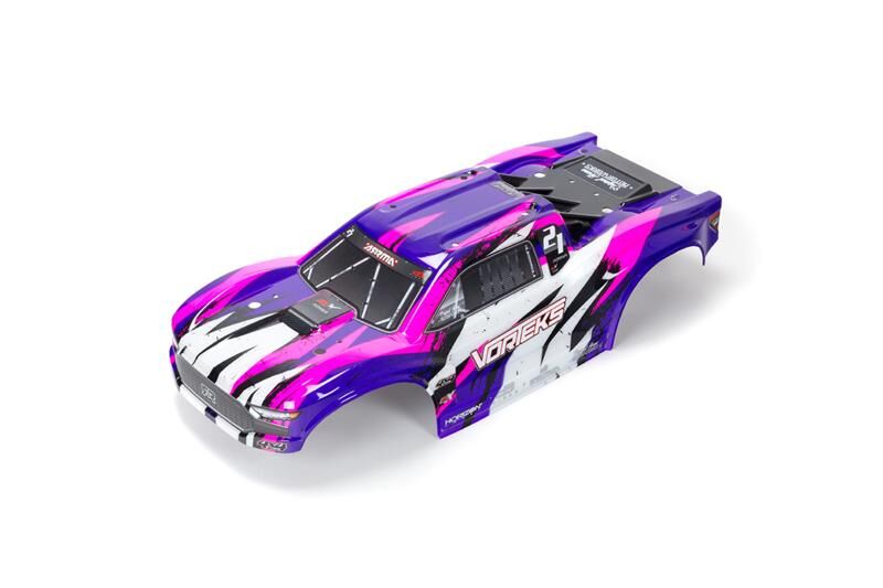 ARRMA Ersatzteil VORTEKS 4X4 BLX Painted Decal Trimmed Body(Purple) / ARA402327