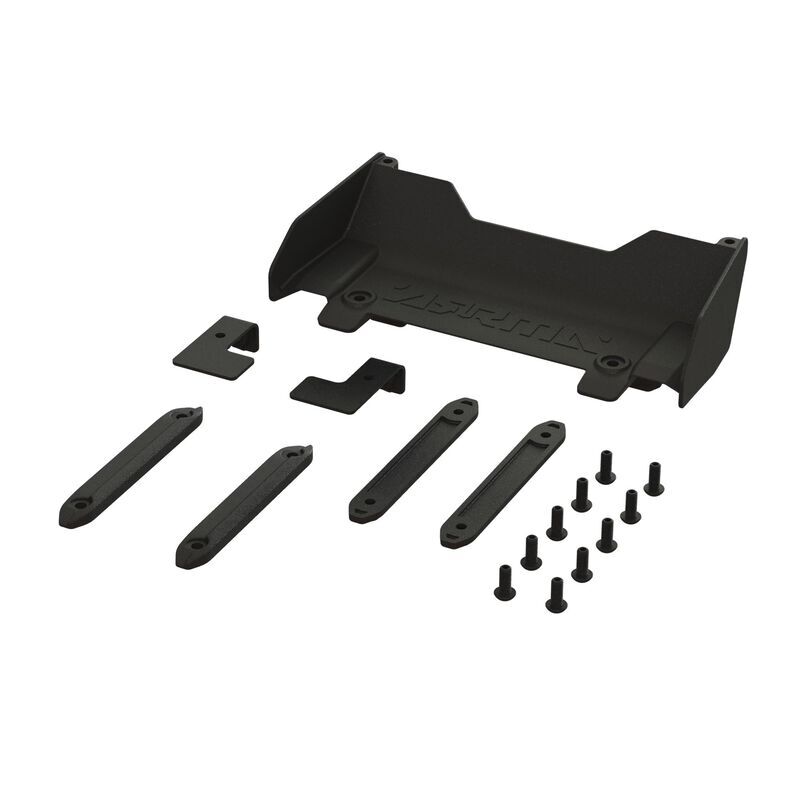 ARRMA Ersatzteil Rear Wing And Roof Skids Set / ARA480045