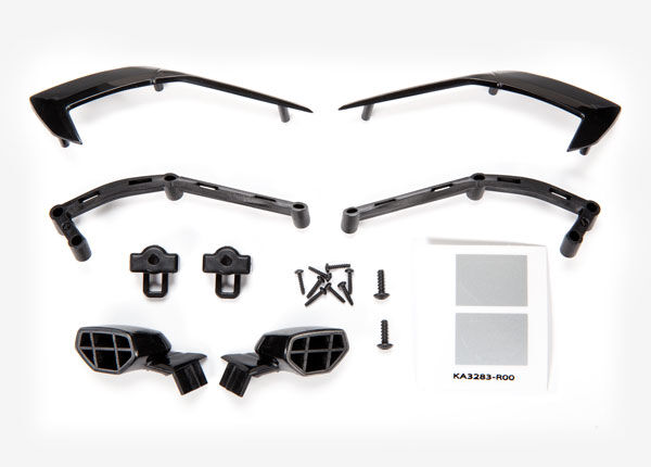 TRAXXAS Karo-Teile Chevrolet Corvette Stingray Spiegel, Seitenteile / TRX9317