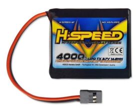 H-SPEED Senderakku 4000mAh 3.7V TX LiPo SANWA M17 / HSPLI003