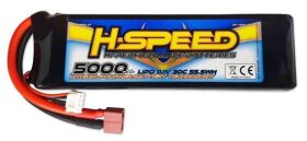 H-SPEED 5000mAh 11.1V 30C LiPo / HSPLI004