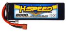 H-SPEED 8000mAh 7.4V 30C LiPo / HSPLI005
