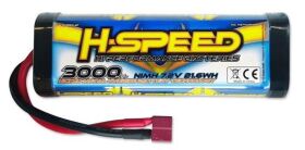 H-SPEED 3000mAh 7.2V Stick NimH / HSPNIMH001