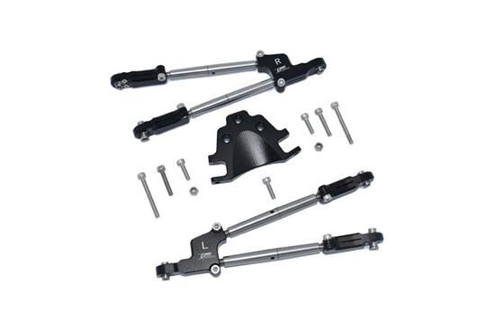 GPM ARRMA Kraton, Outcast 8s Aluminium Aufhängungs-Set oben hinten schwarz / GPMMAKX049RBK