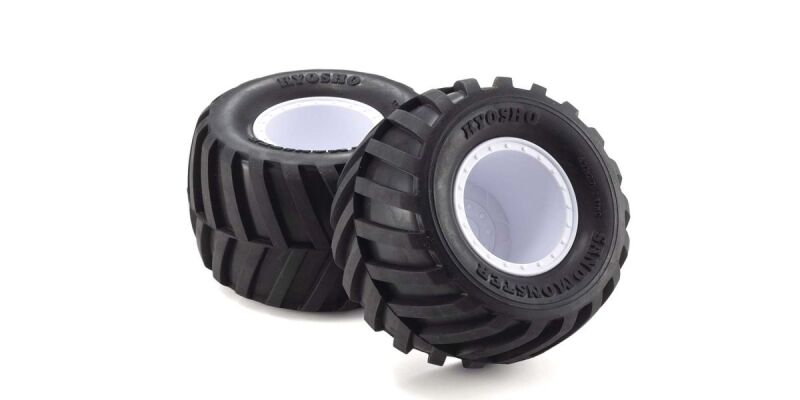 Kyosho Verklebte Reifen EP MadVan VE (2) High Grip / K.EZTH001WSKyosho