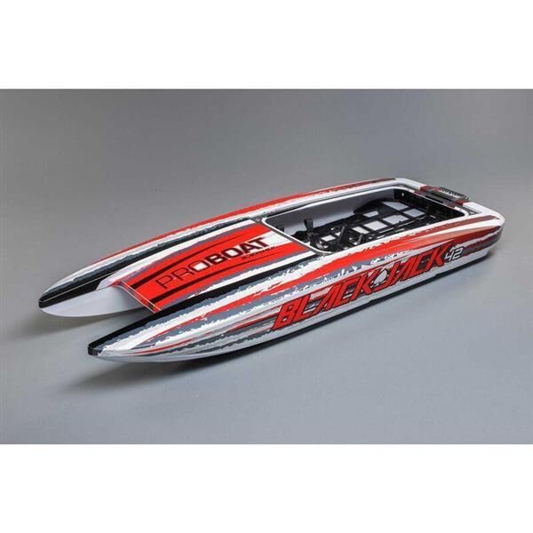 ProBoat Ersatzteil Hull with InsertsWhite 42-inch Blackjack / PRB281123