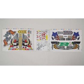 E-flite Ersatzteil Decal Set F-16 Falcon-Gray 80mm EDF /...