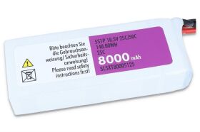 SLS LIPO Akku XTRON 8000mAh 5S1P 18,5V 25C/50C /...