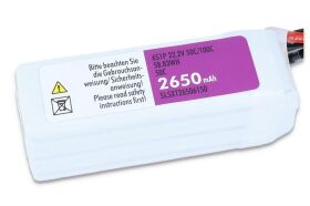 SLS LIPO Akku XTRON 2650mAh 6S1P 22,2V 50C/100C /...